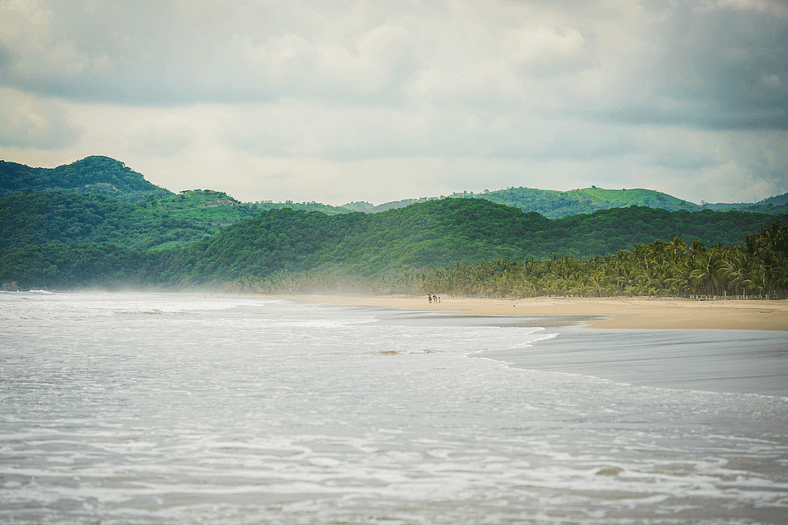 suíte master com vista para o mar